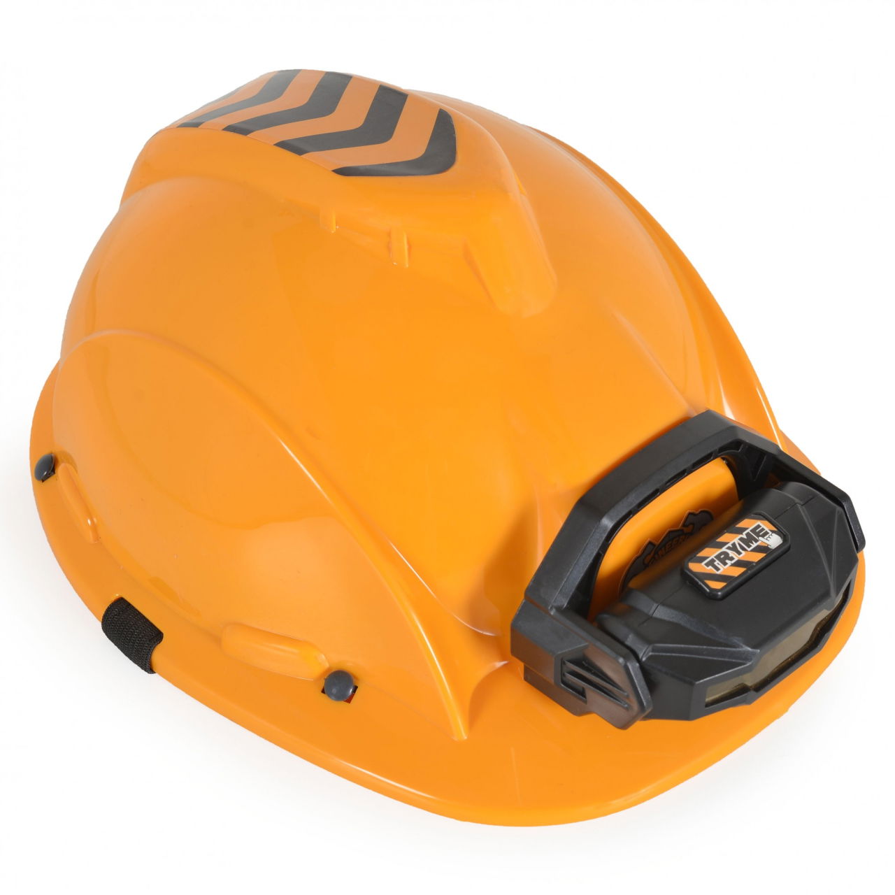 Casca Protectie cu Lanterna de Jucarie pentru Copii, Flippy, Material Plastic, Interactiv, Distractiv, 29.5x19.5x6.5 cm, Portocaliu [6]