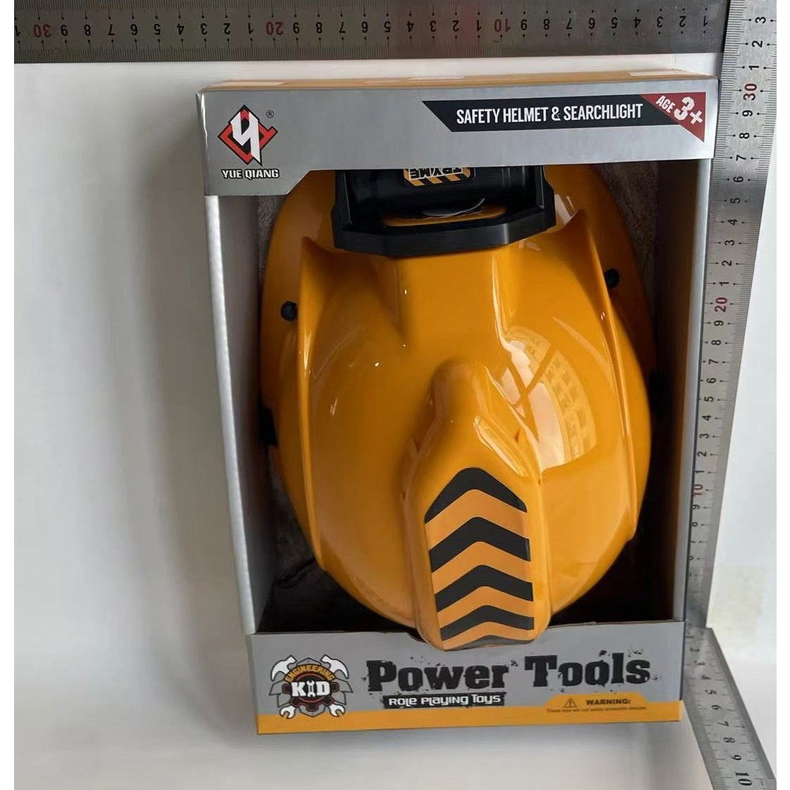 Casca Protectie cu Lanterna de Jucarie pentru Copii, Flippy, Material Plastic, Interactiv, Distractiv, 29.5x19.5x6.5 cm, Portocaliu [7]