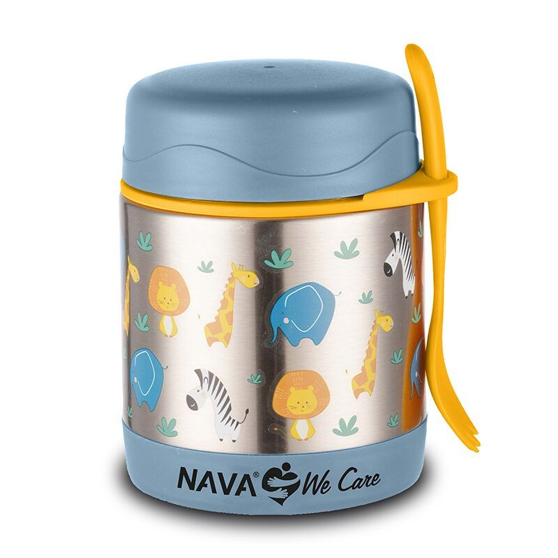 Caserola inox Nava We care 350 ml Animal Blue [1]