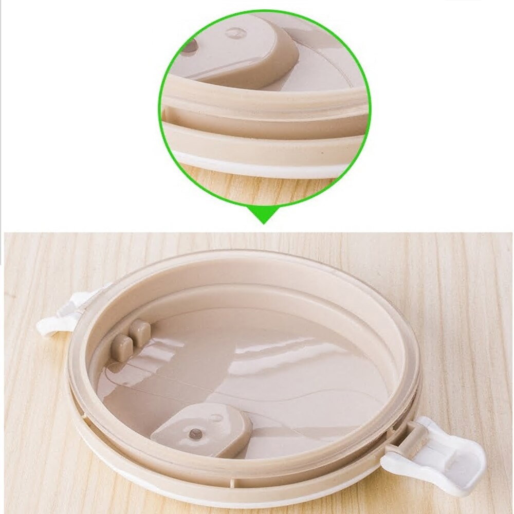 Caserola pentru alimente Flippy, lunch box, 700 ml, otel inoxidabil, maner, valva aerisire, inchidere etansa, 15 x 8.5 cm, albastru [5]