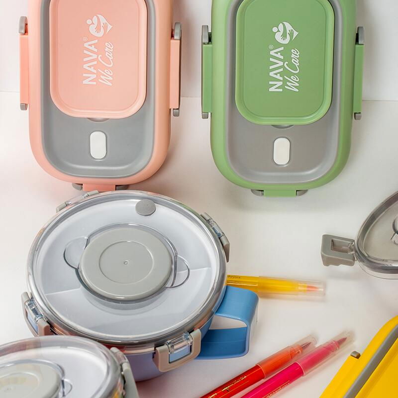 Caserola rotunda Nava We care 850 ml albastru [6]