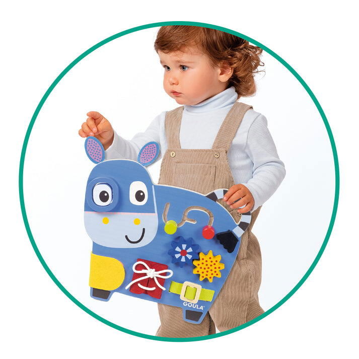 Centru de activitati din lemn - Magarus vesel [9]