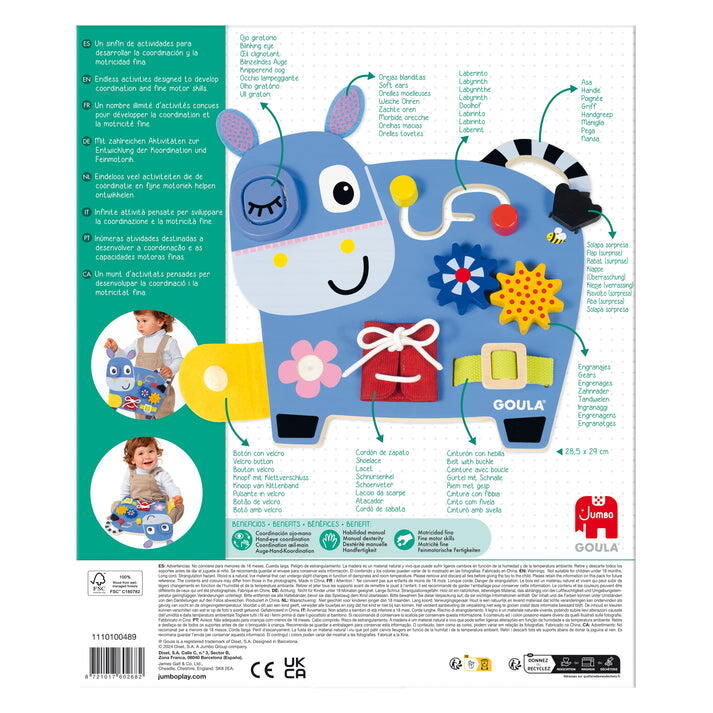 Centru de activitati din lemn - Magarus vesel [3]