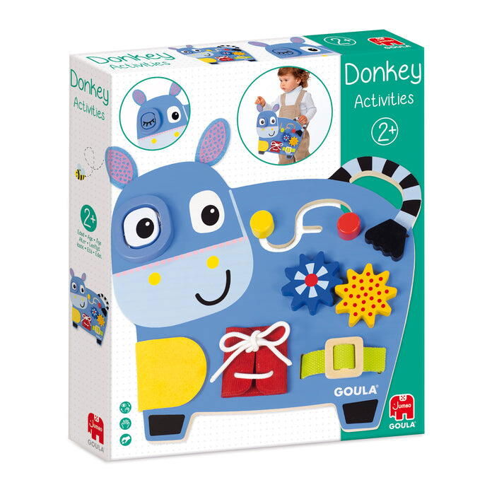 Centru de activitati din lemn - Magarus vesel [2]