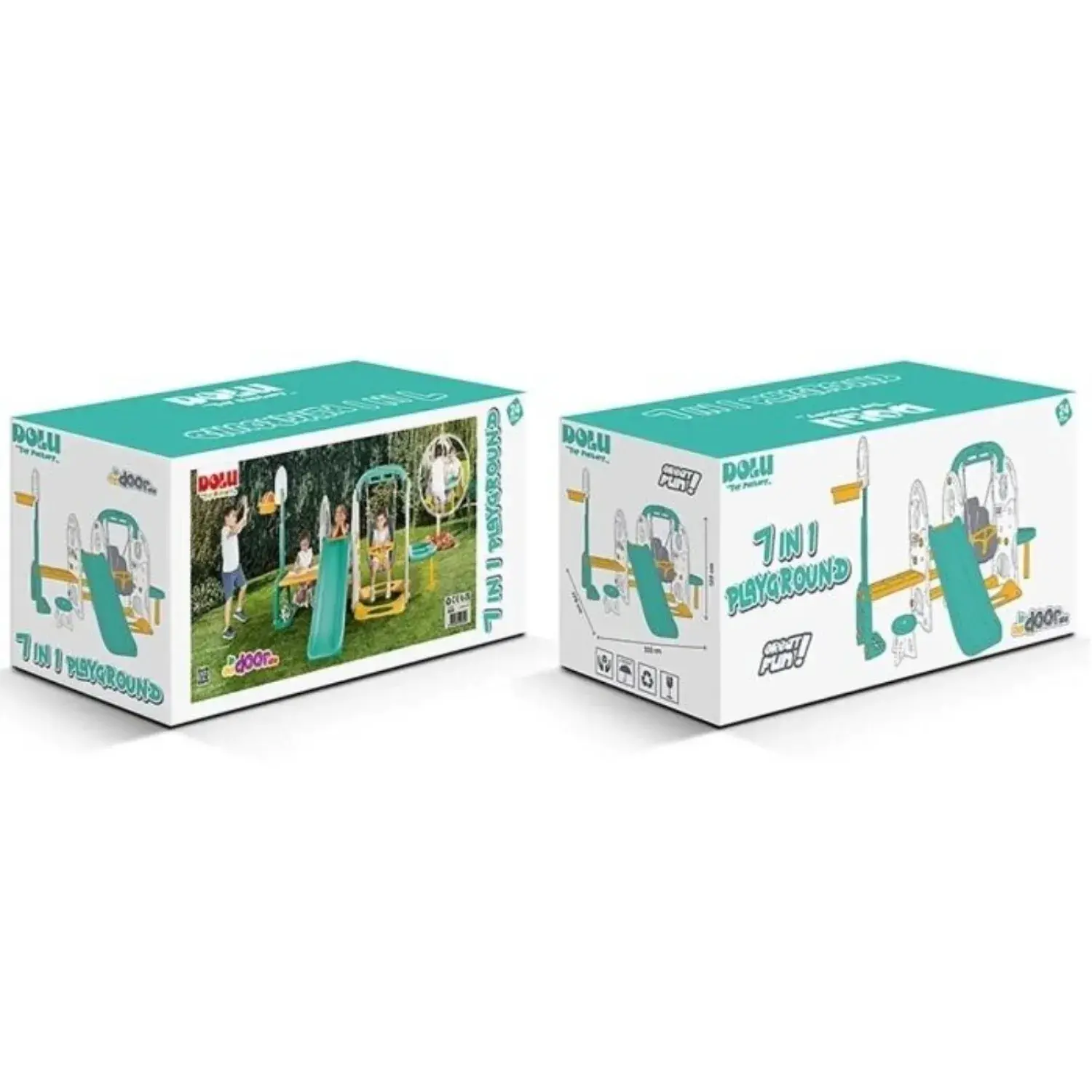 Centru de joaca 7 in 1 - Pastel [3]