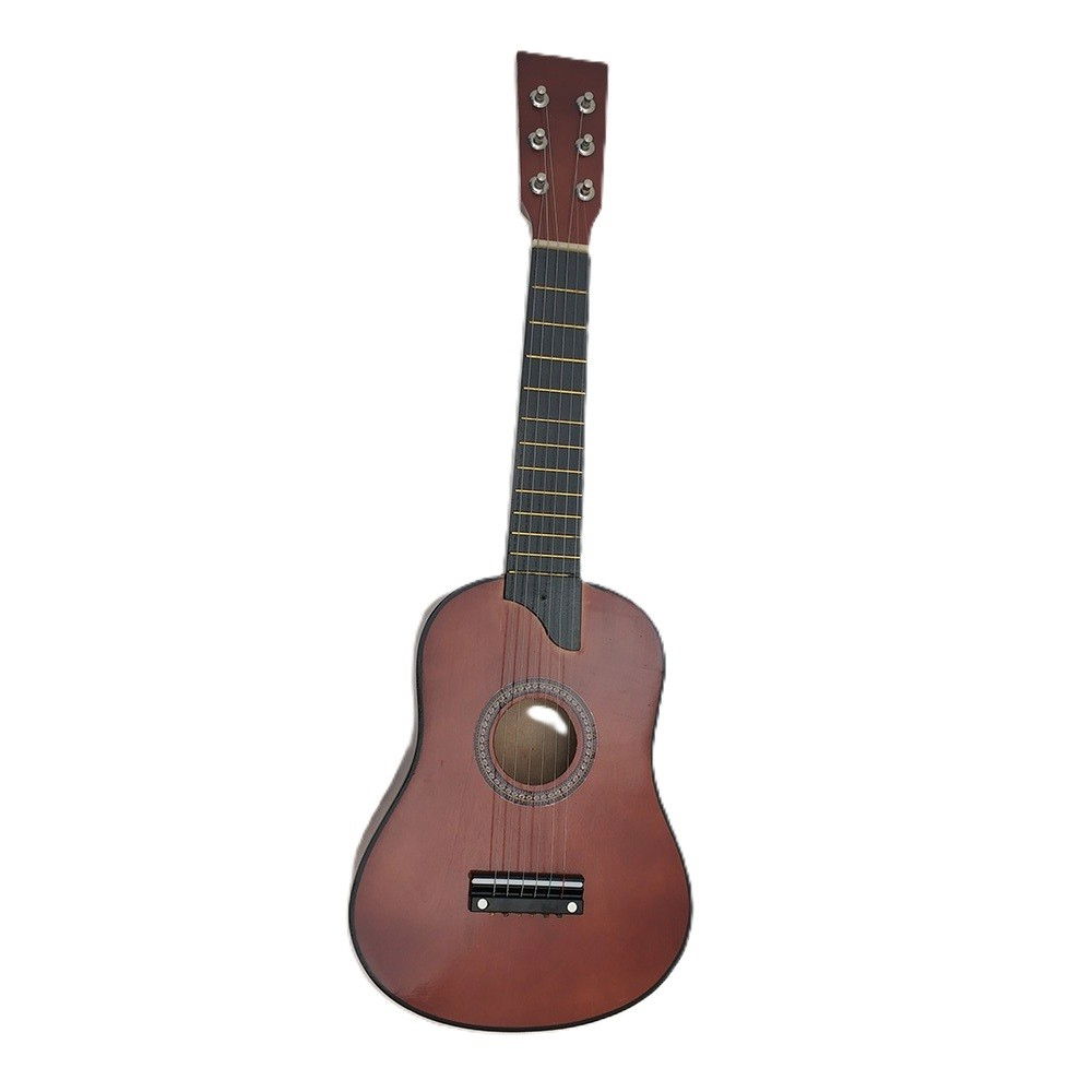 Chitara pentru Copii, Flippy, din Lemn si Plastic, pentru Incepatori, 63.5 x 22 x 5.8 cm, Maro [1]