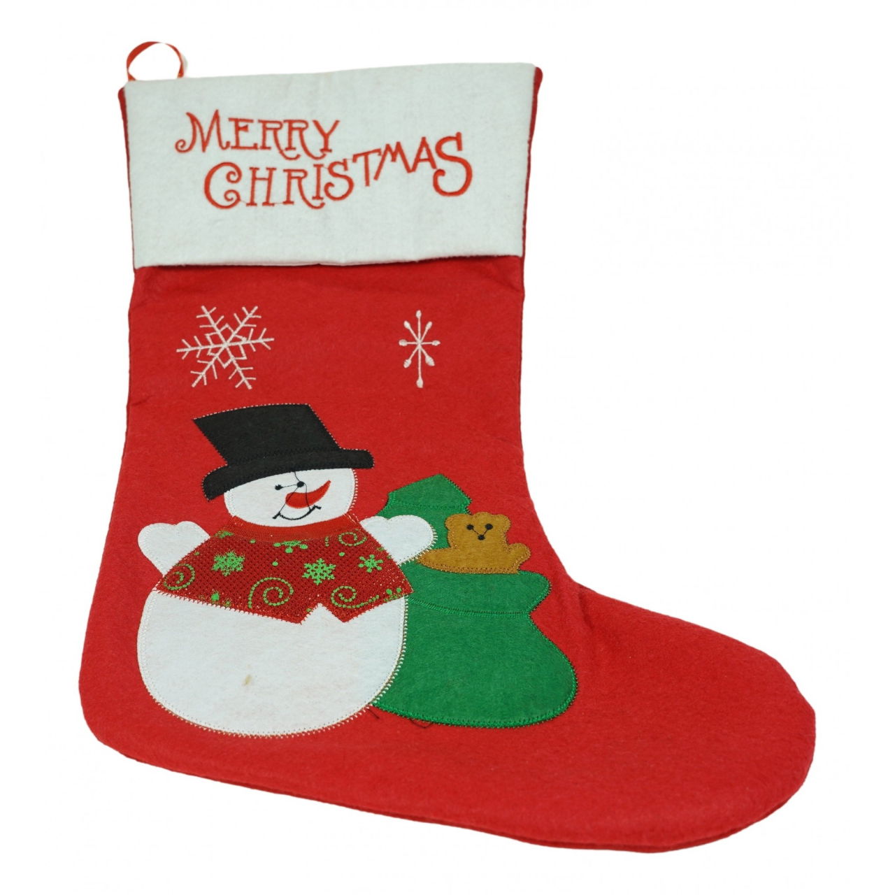 Ciorap Cadouri, Flippy,cu model om de zapada,rosu, marimea 19x38 cm, textil, interior [1]