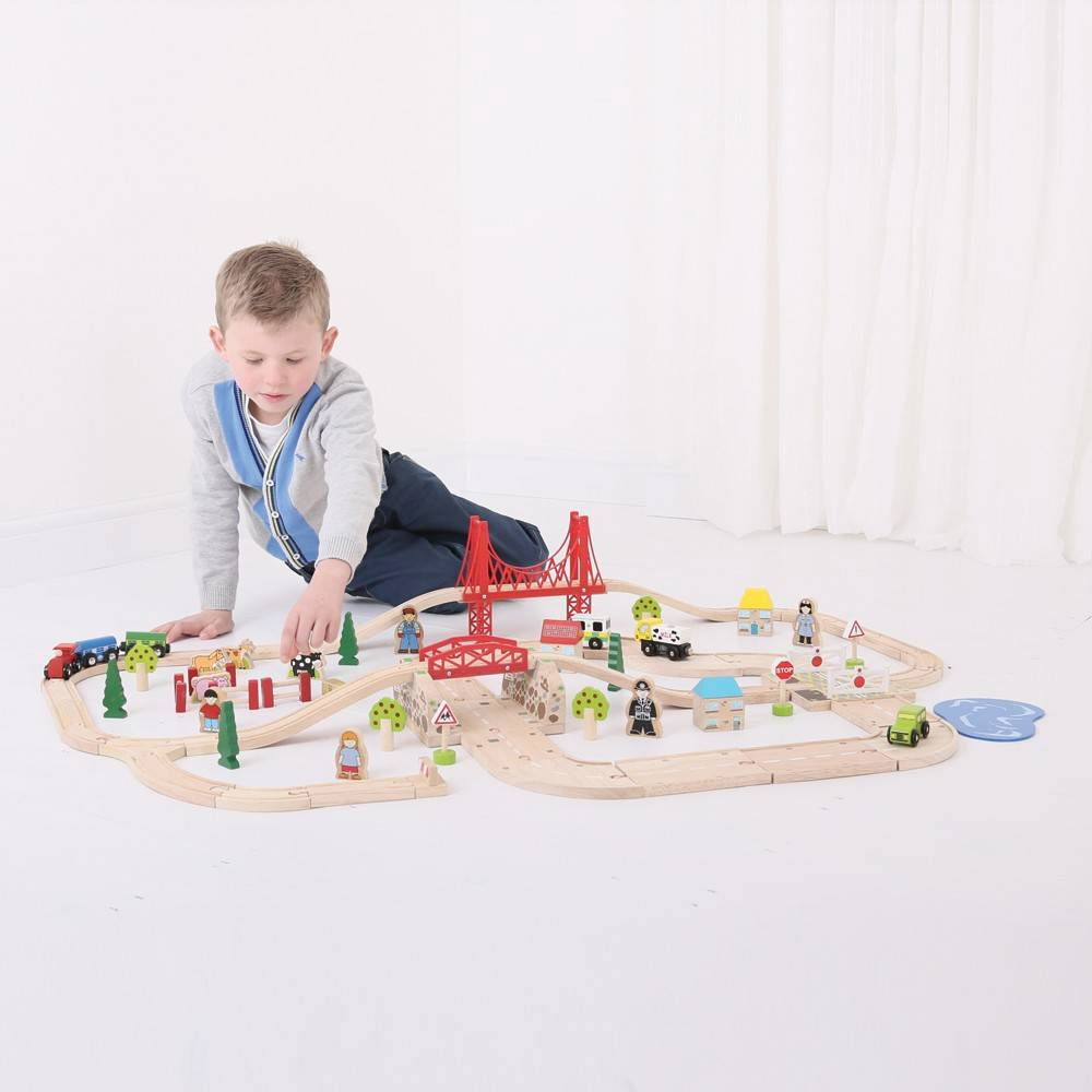 Circuit auto si feroviar (80 piese) [8]