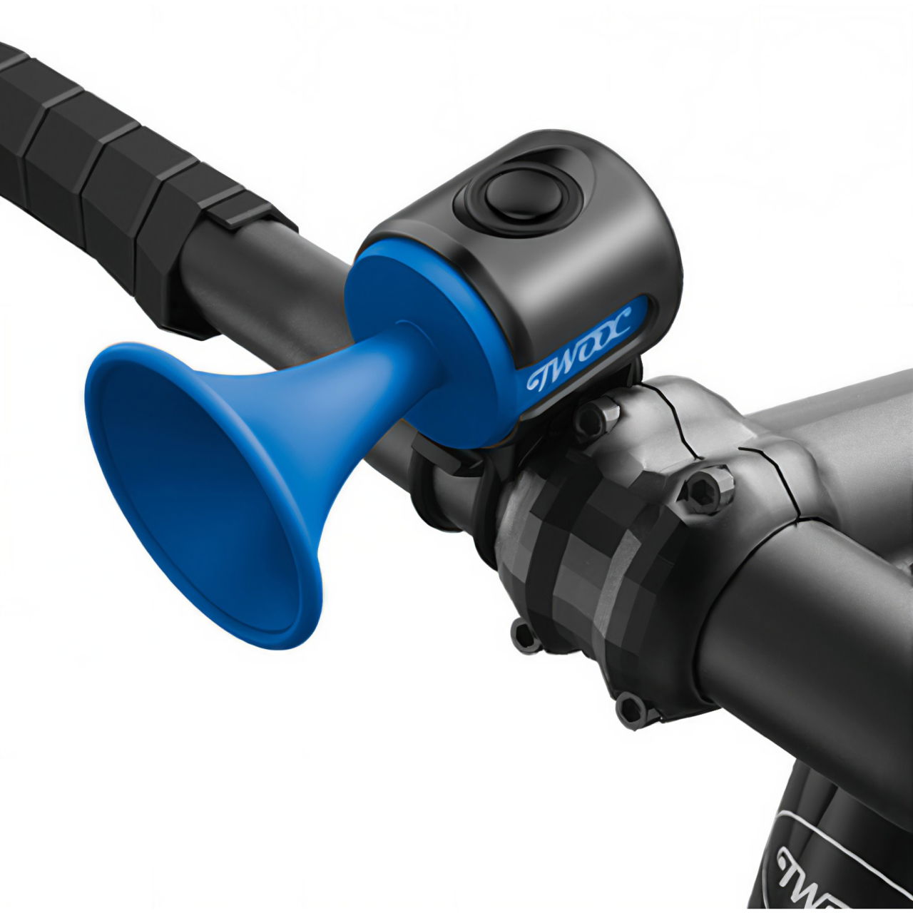 Claxon electric pentru bicicleta, Flippy, rezistent la apa, 120 dB, albastru [2]