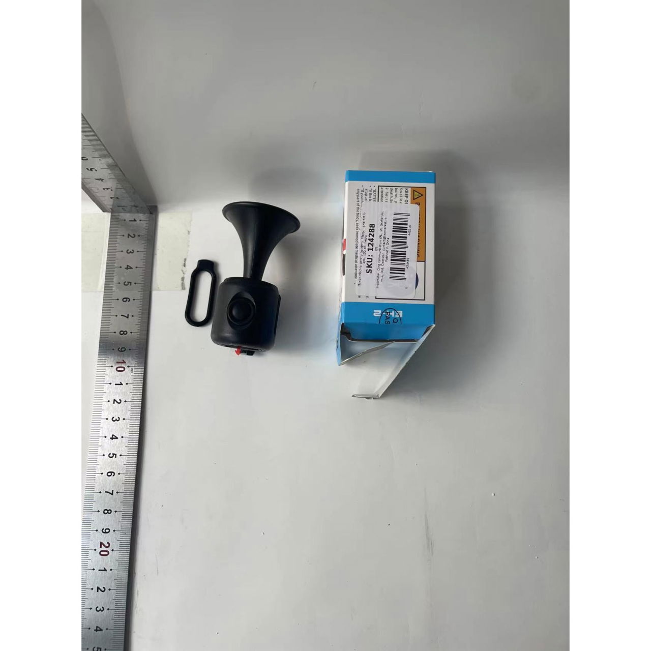 Claxon electric pentru bicicleta, Flippy, rezistent la apa, 120 dB, negru [8]