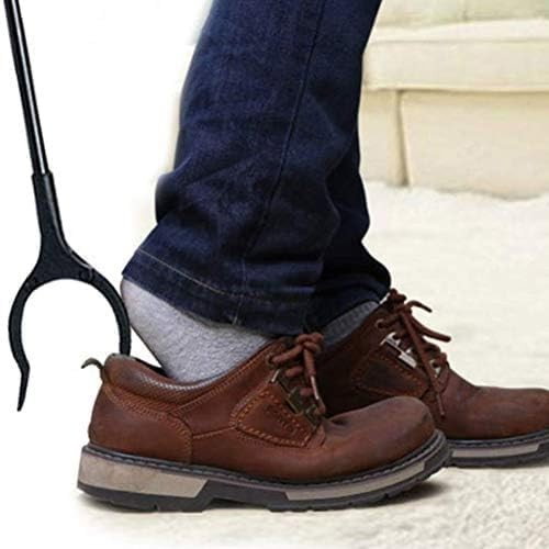 Cleste pentru Colectarea Deseurilor, Flippy, din Metal si Plastic, 60 cm, Fara Maini Murdare, Negru/Rosu [5]