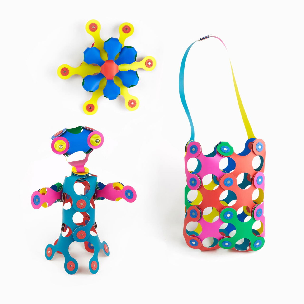 Clixo® joc magnetic de construit - Curcubeu (42 piese) [7]