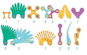 Clixo® joc magnetic de construit - Pasari tropicale (22 piese) [5]