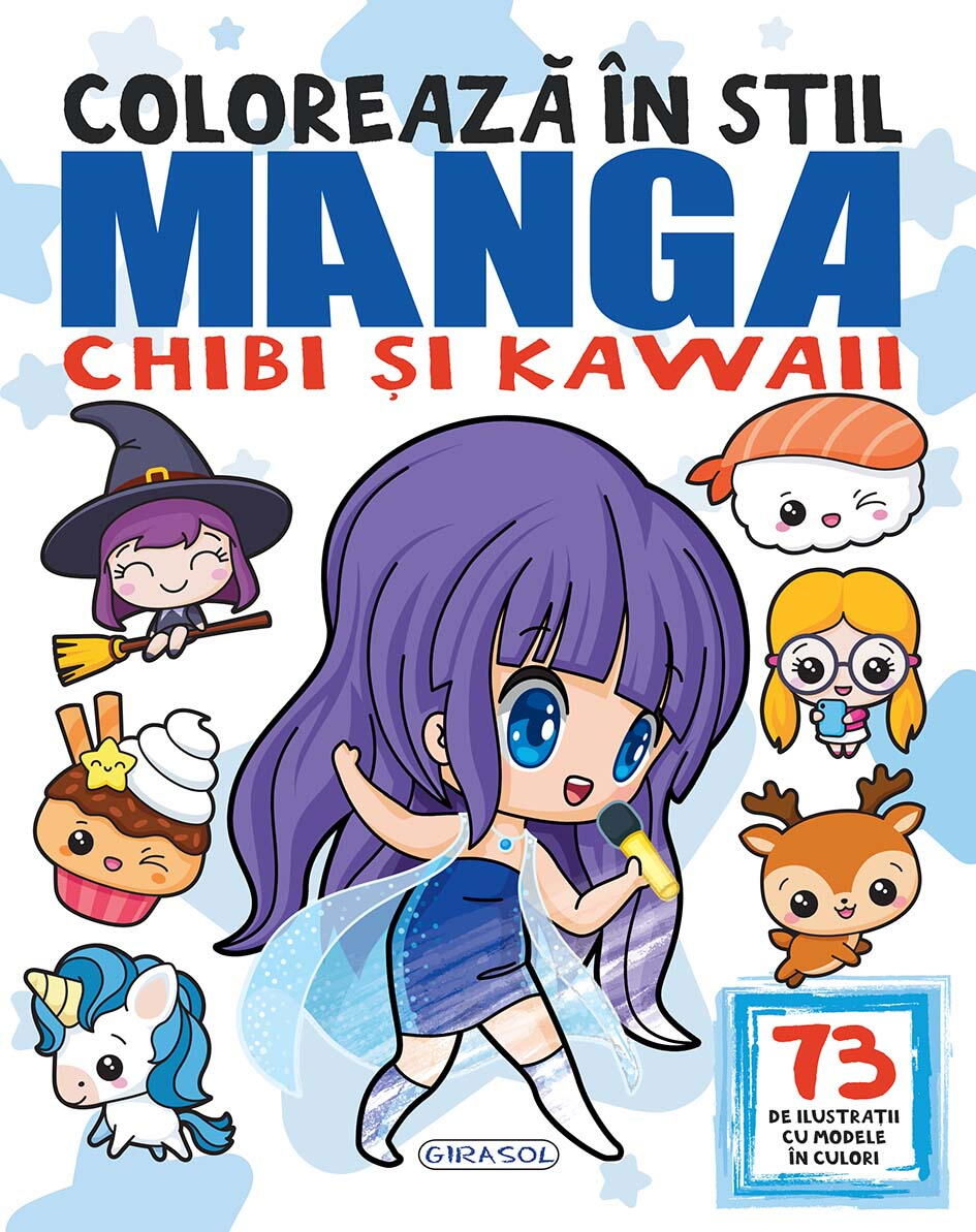 Coloreaza in stil Manga, Chibi si Kawaii [1]