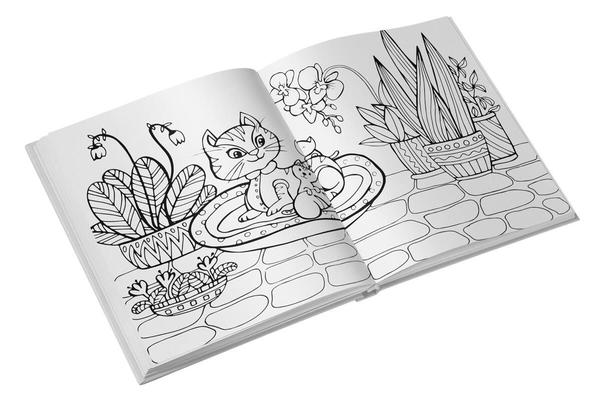 Colorez pisici - carte de colorat [3]