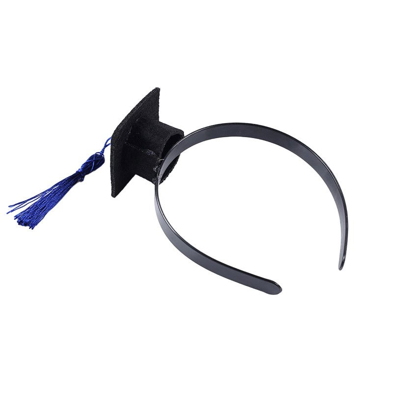 Coronita pentru Absolvent, Flippy, Bentita cu Toca, Marime Universala, Tematica Absolvire, Negru-Albastru [1]