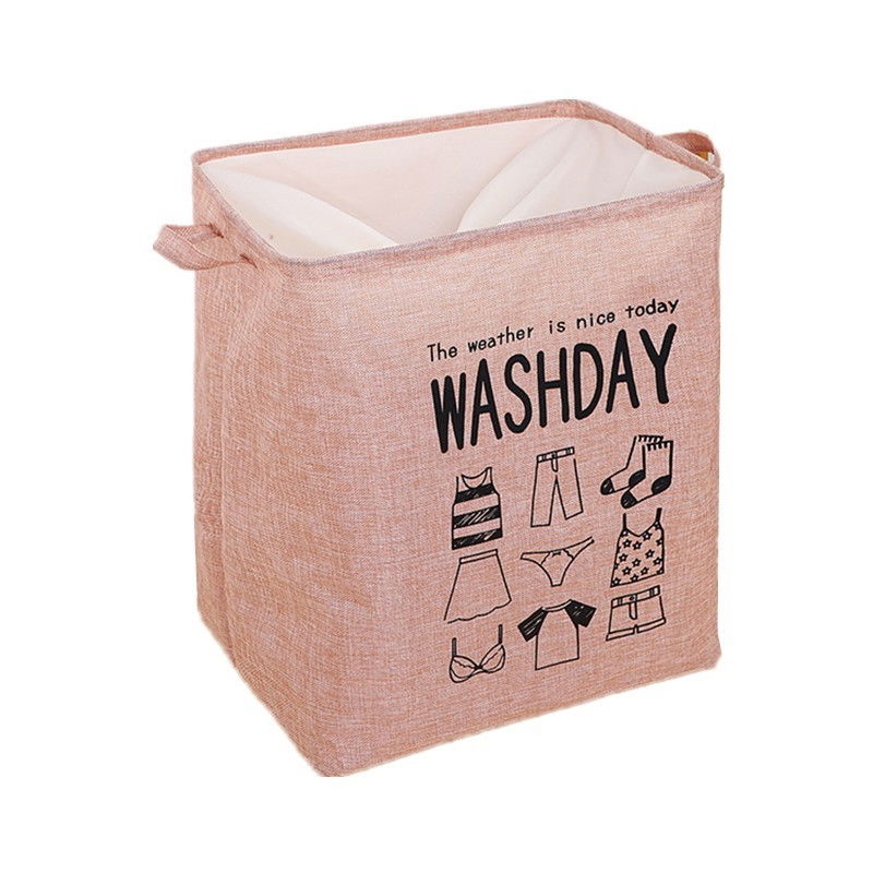 Cos Rufe, Flippy, 72 L, Textil, 30x40x60 cm, Roz, Cu Imprimeu [4]