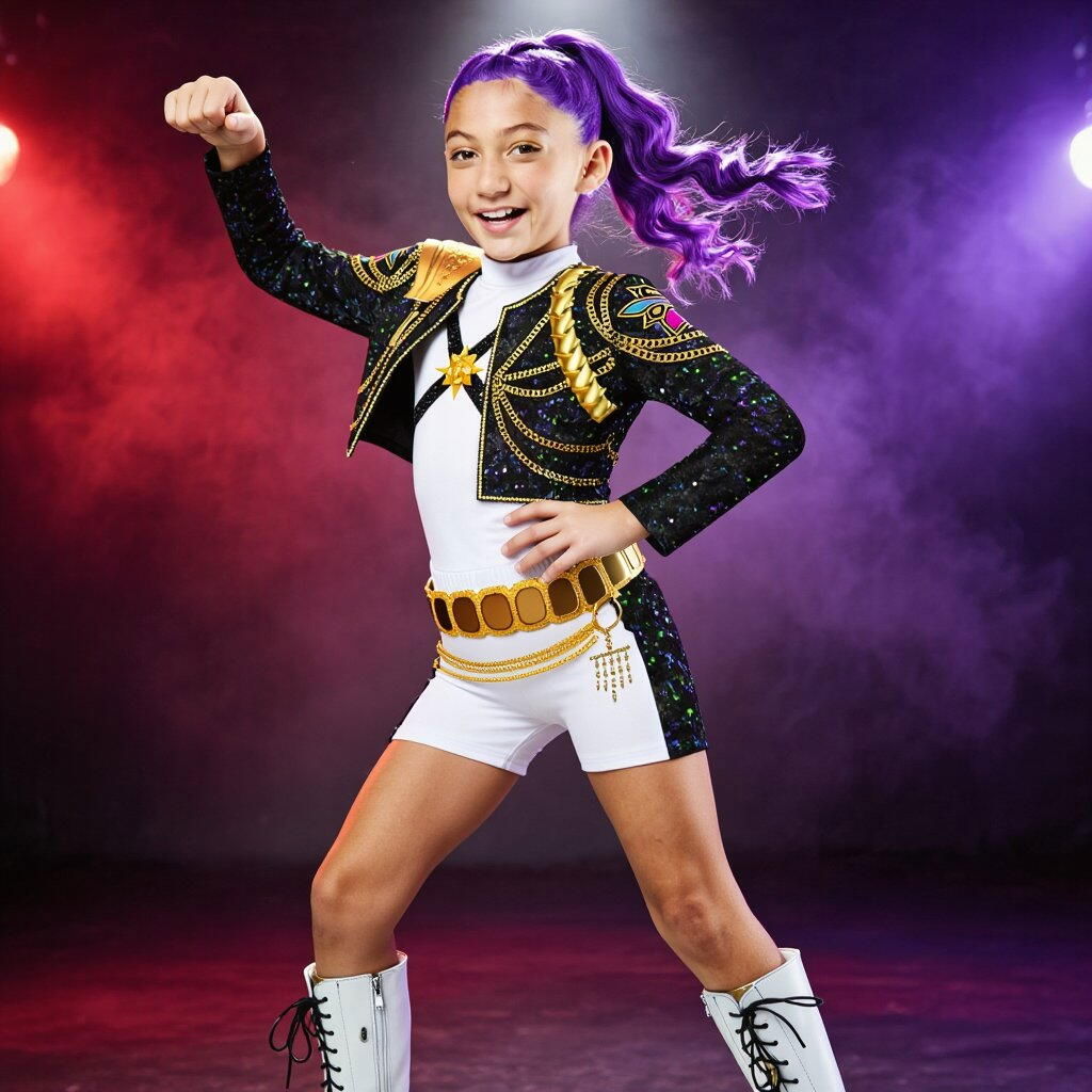 Costum de carnaval K-Pop Demon Hunters - Rumi Golden Classic [2]