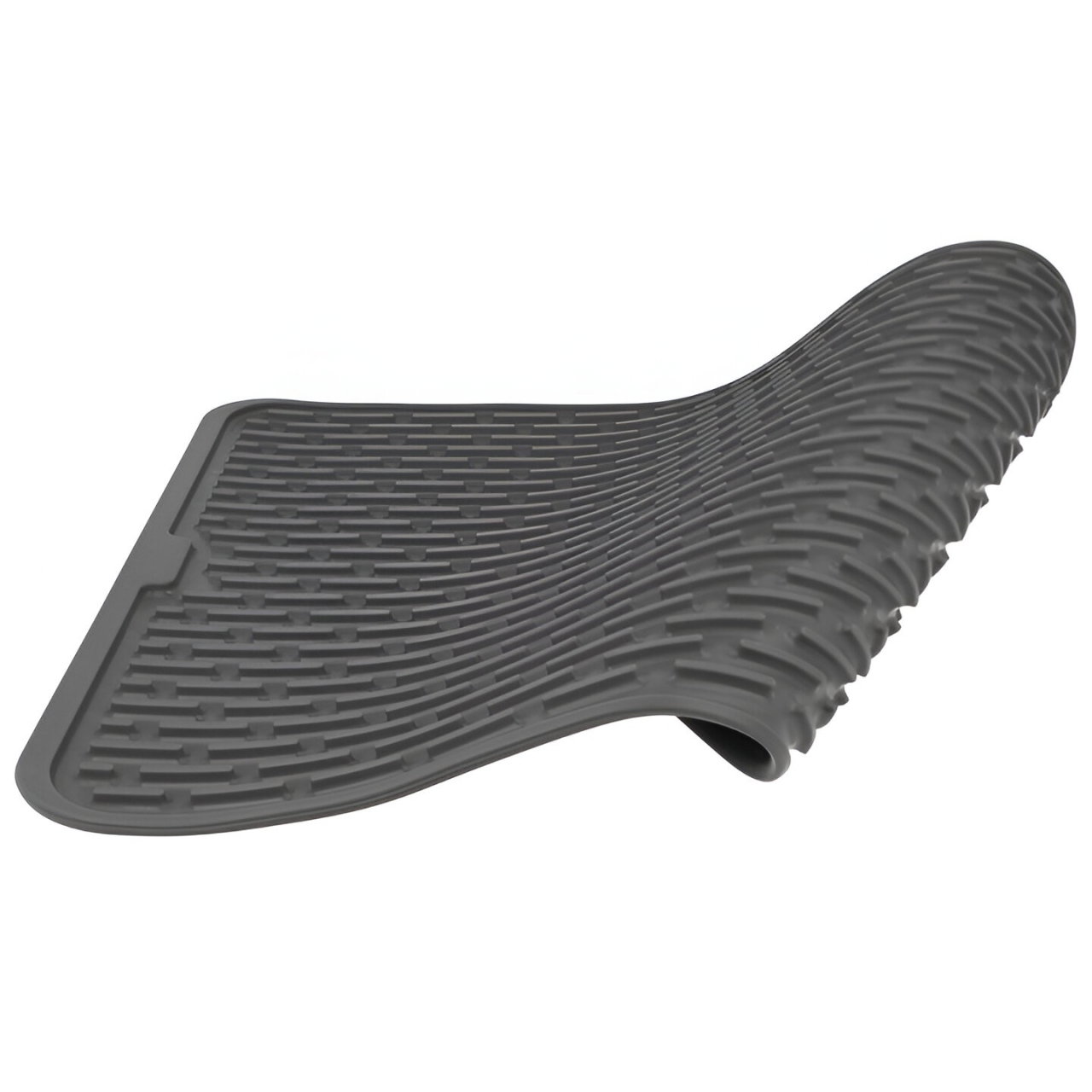 Covoras din Silicon pentru Scurgere Vase, Flippy, Uz Casnic, Rezistent la Temperaturi Ridicate, Izolator, 43x32.5 cm, Negru [9]