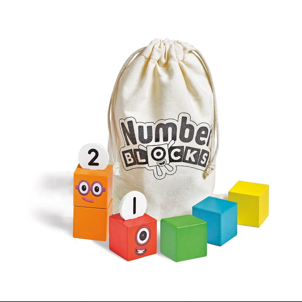 Cuburi din lemn Numberblocks - De la 1 la 5 [3]