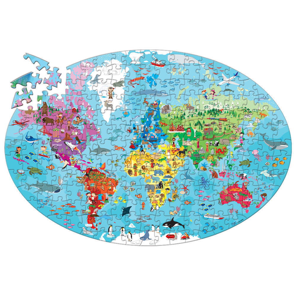 Cunoaste si exploreaza - Puzzle Planeta Pamant in limba Romana (205 piese) [2]