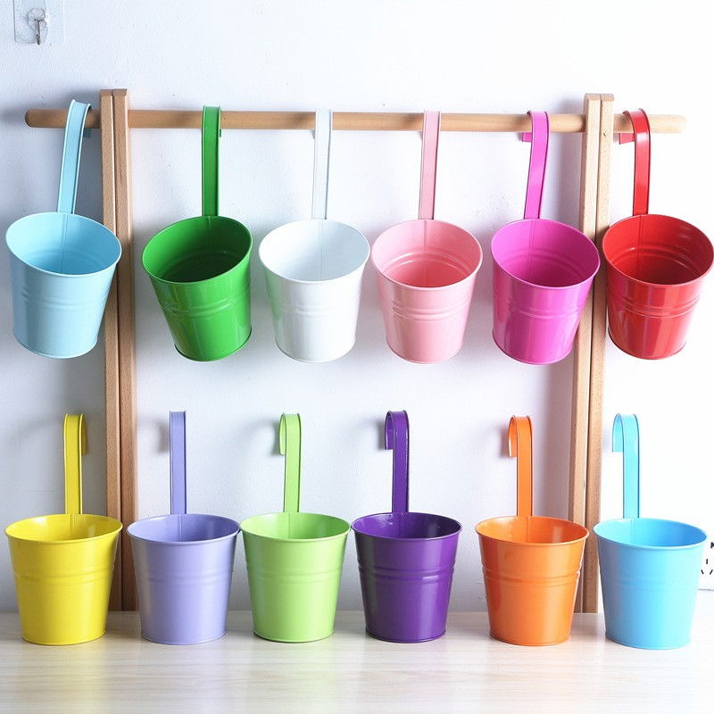 Decoratiune pentru ghivecele de flori, Flippy, 28x22x12 cm cu maner, Multicolore [1]