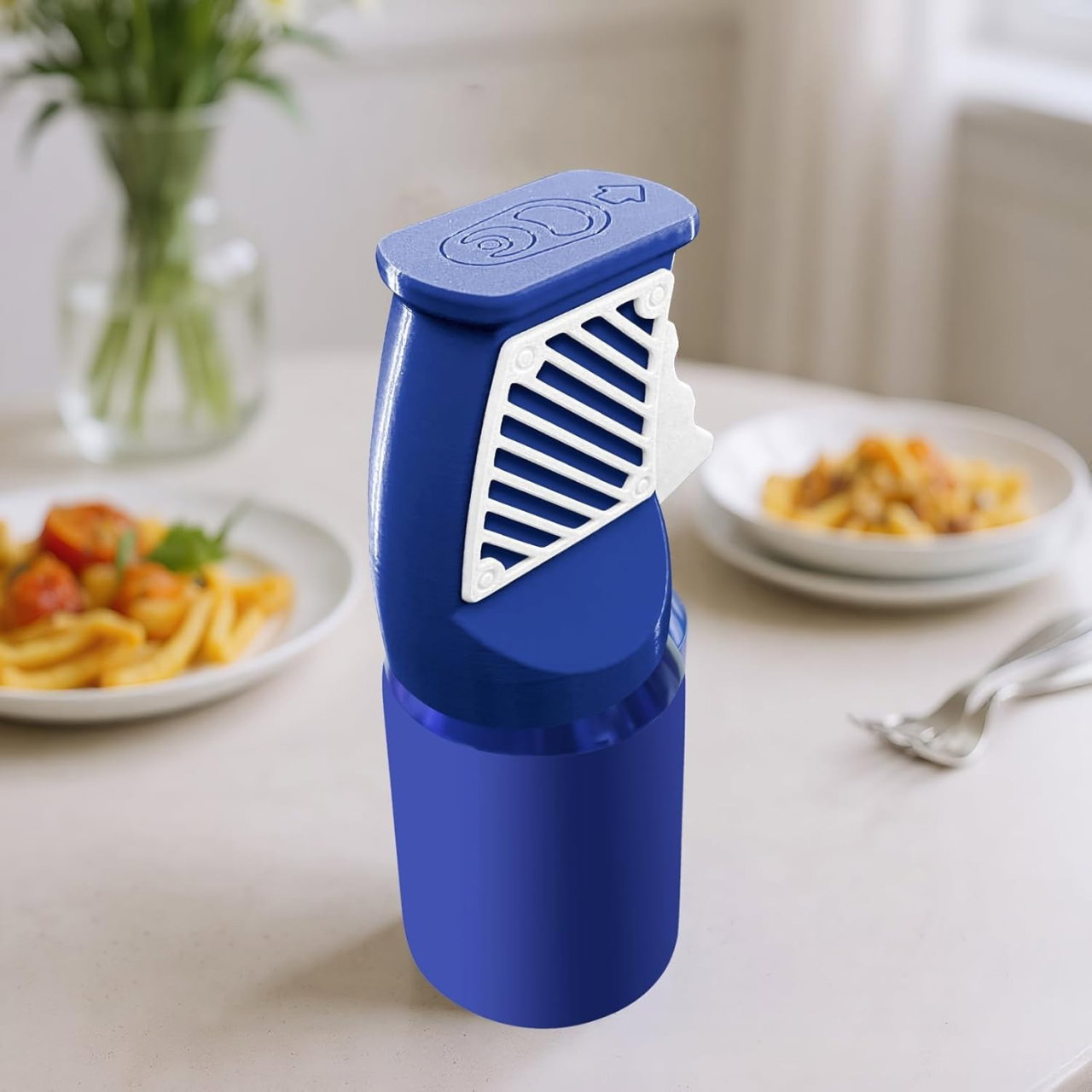 Desfacator Doze, Flippy, din ABS, 10.7 x 8 cm, Manual, Albastru Inchis/Alb [4]