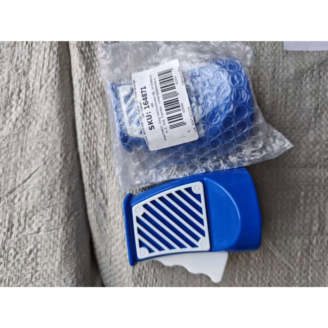 Desfacator Doze, Flippy, din ABS, 10.7 x 8 cm, Manual, Albastru Inchis/Alb [2]