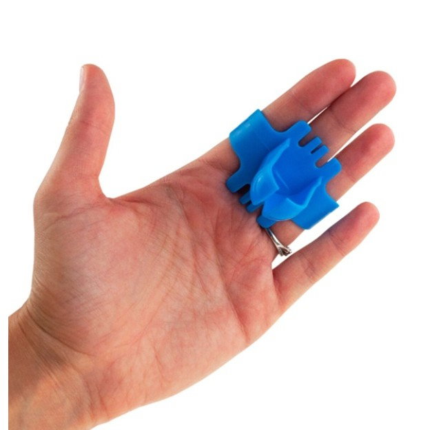 Dispozitiv de Legat Baloane, Flippy, din Plastic, pentru Mana, 6.5 x 5.5 cm, Albastru [5]