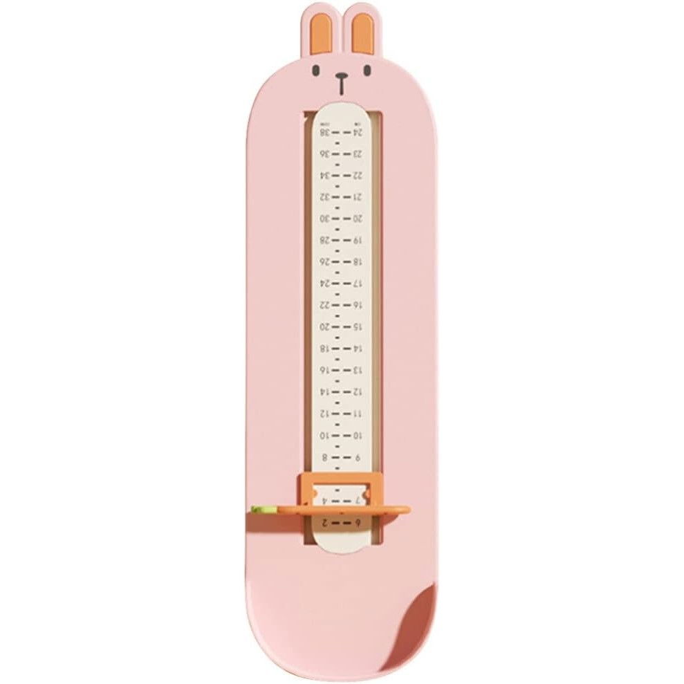 Dispozitiv de Masurat Talpa Piciorului pentru Bebelusi, Flippy, 6-24, Model Iepuras, Roz [1]