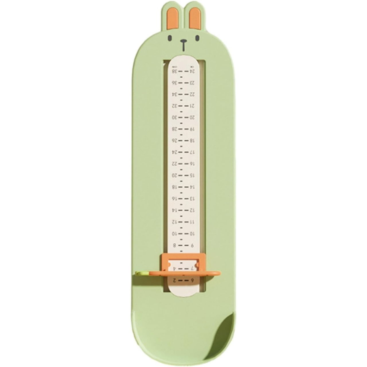 Dispozitiv de Masurat Talpa Piciorului pentru Bebelusi, Flippy, 6-24, Model Iepuras, Verde [1]