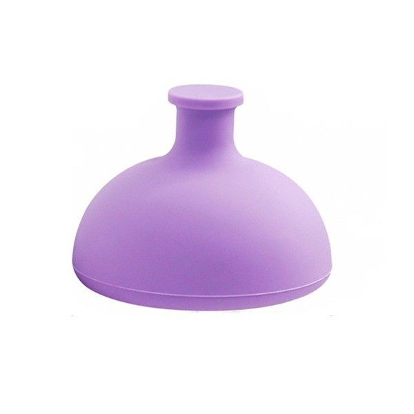 Dispozitiv Terapeutic Sputa, Flippy, Cupa pentru Terapie Toracica, Dispozitiv de Eructare, pentru Sugari si Copii, 7.5 x 6 cm, din Silicon, Mov [1]