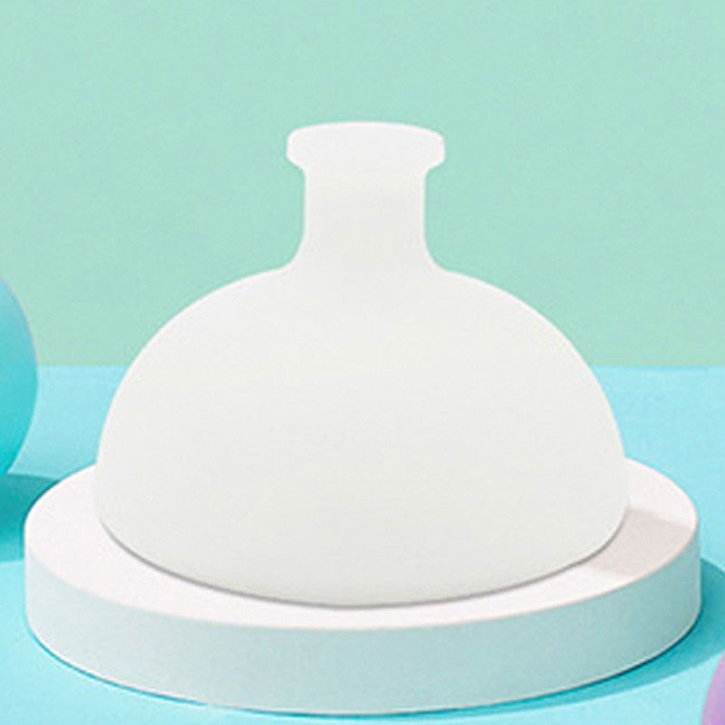 Dispozitiv Terapeutic Sputa, Flippy, Cupa pentru Terapie Toracica, Dispozitiv de Eructare, pentru Sugari si Copii, 7.5 x 6 cm, din Silicon, Transparent [3]