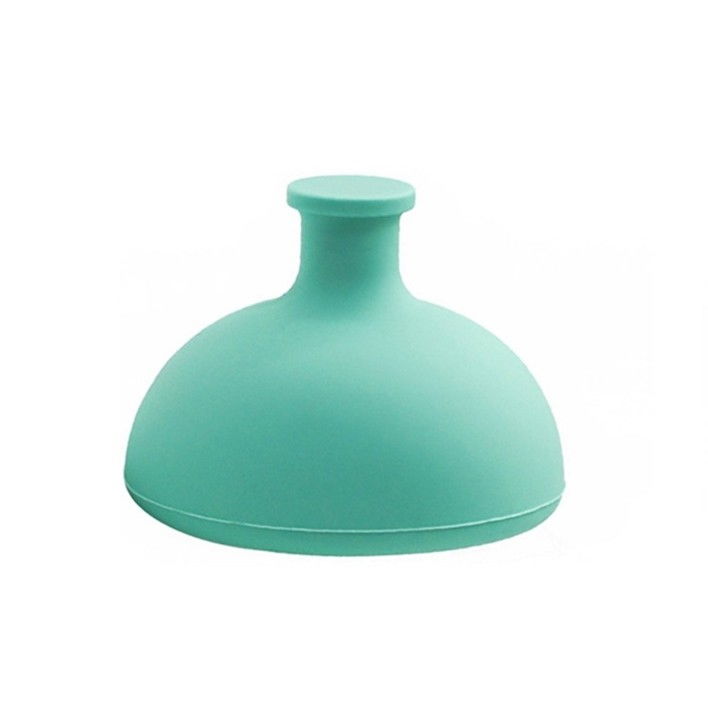 Dispozitiv Terapeutic Sputa, Flippy, Cupa pentru Terapie Toracica, Dispozitiv de Eructare, pentru Sugari si Copii, 7.5 x 6 cm, din Silicon, Verde [1]