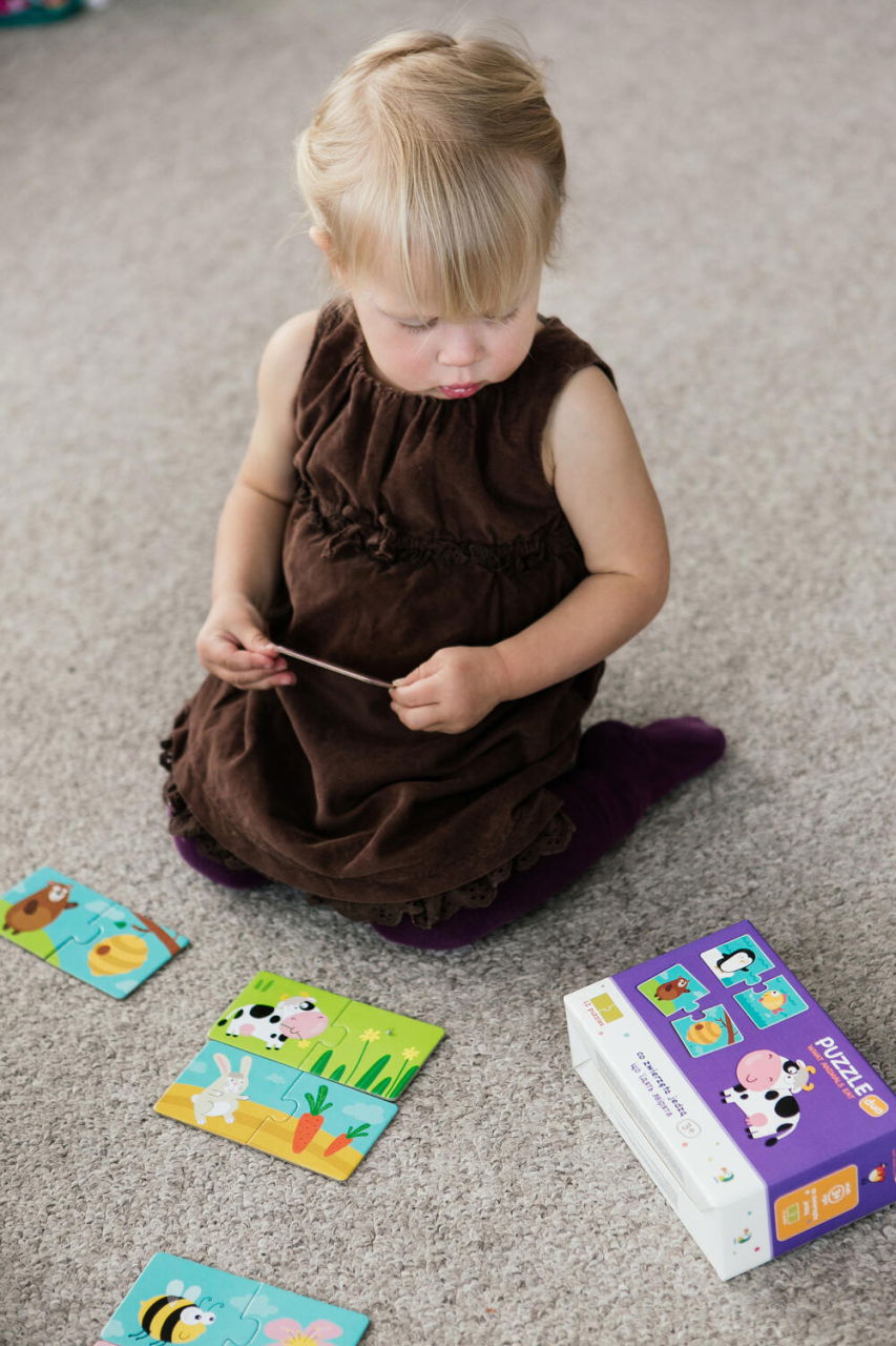 Duo Puzzle - Hrana animalelor (2 piese) [4]