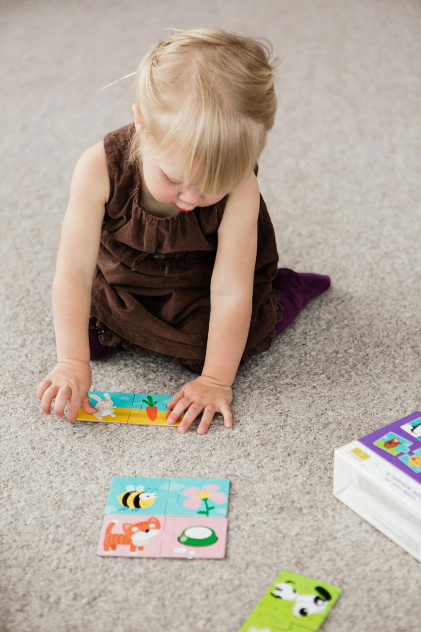 Duo Puzzle - Hrana animalelor (2 piese) [3]