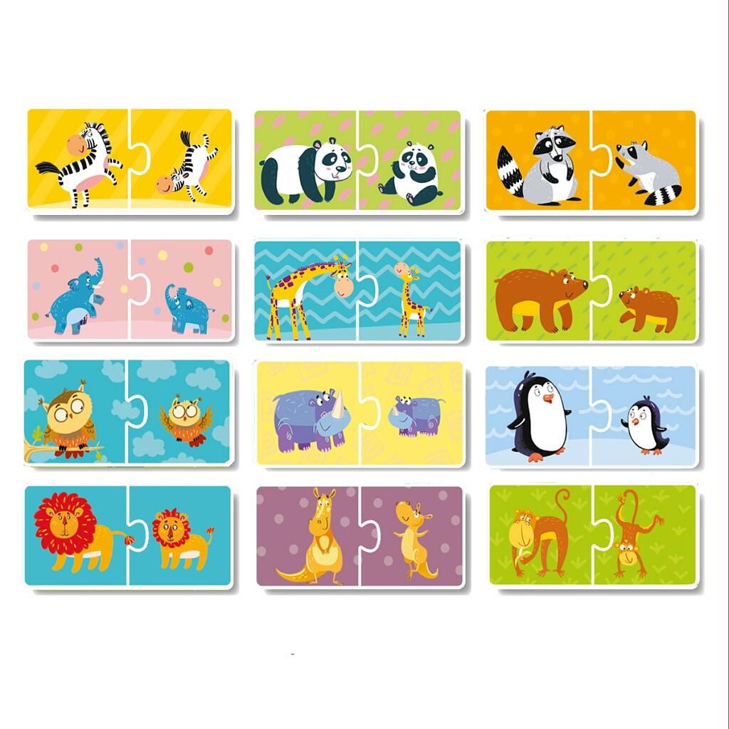 Duo Puzzle - Mama si puiul (2 piese) [1]