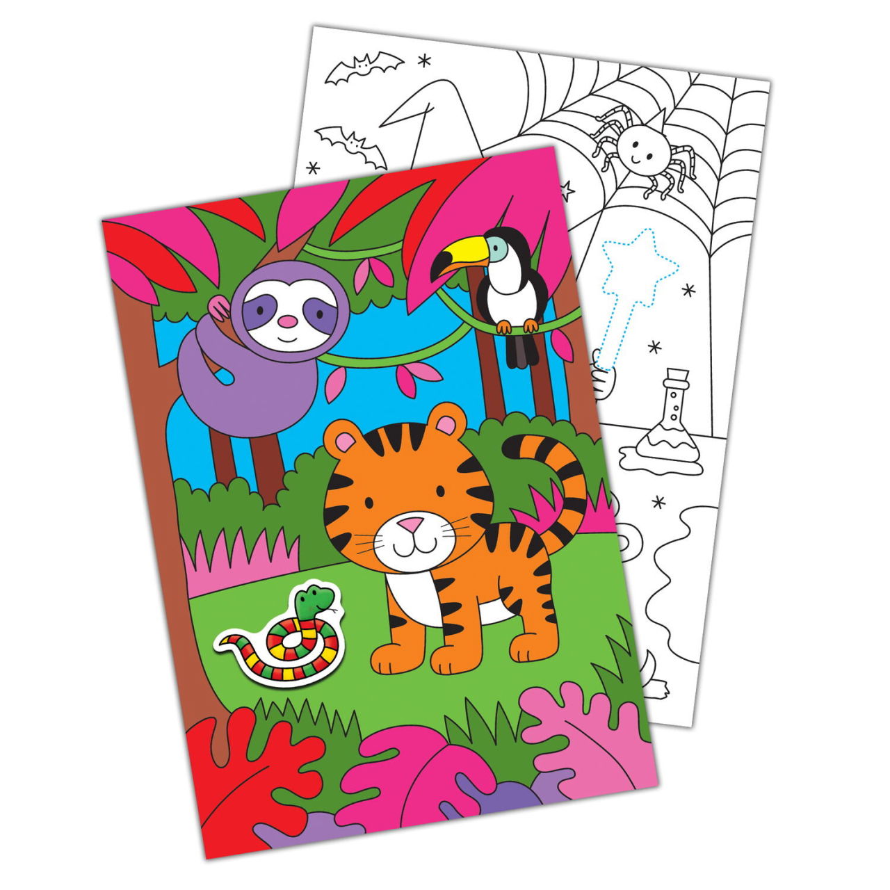 Early Activities: Prima carte de colorat cu abtibilduri [2]