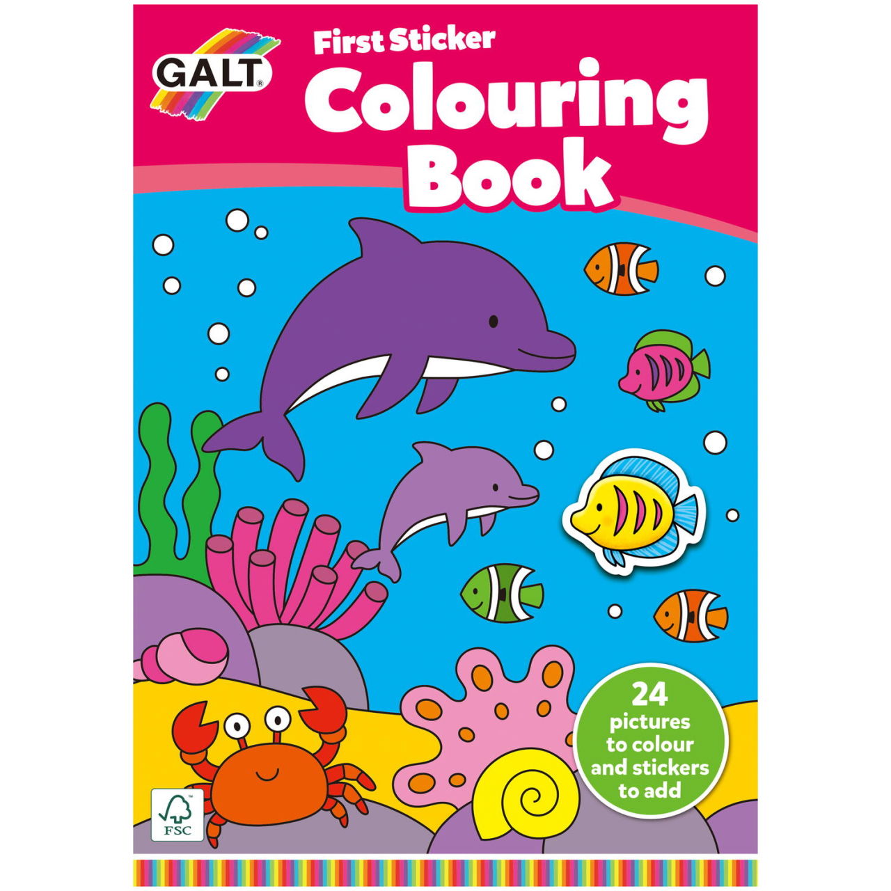 Early Activities: Prima carte de colorat cu abtibilduri [1]