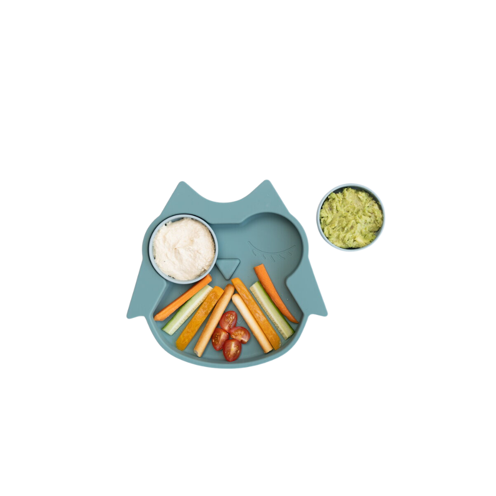 Farfurie diversificare din silicon - Bufnita [4]