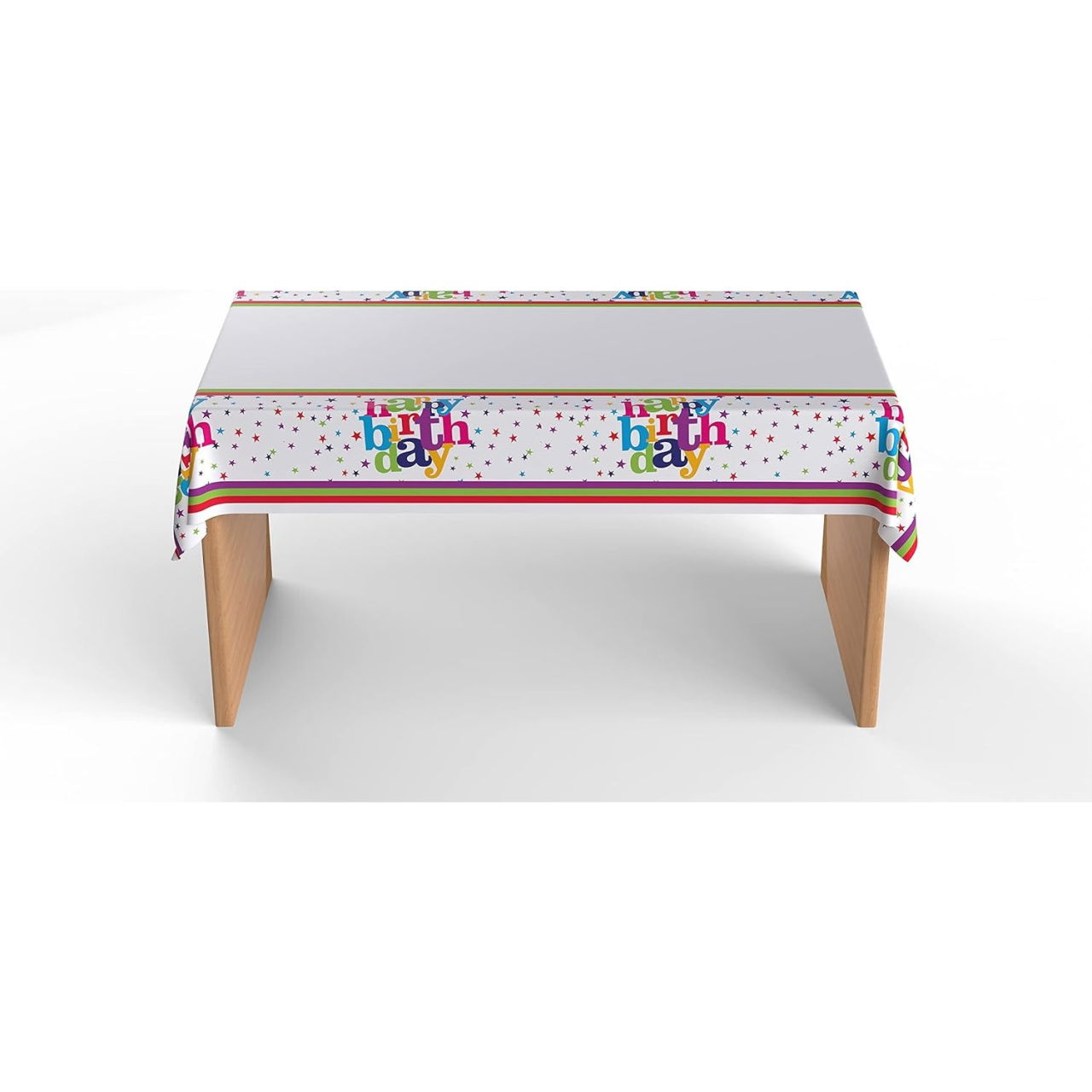 Fata de Masa Dreptunghiulara, Flippy, Colectia Happy Birthday, 180 x 108 cm, din Plastic PE, Impermeabila, Multicolor [3]