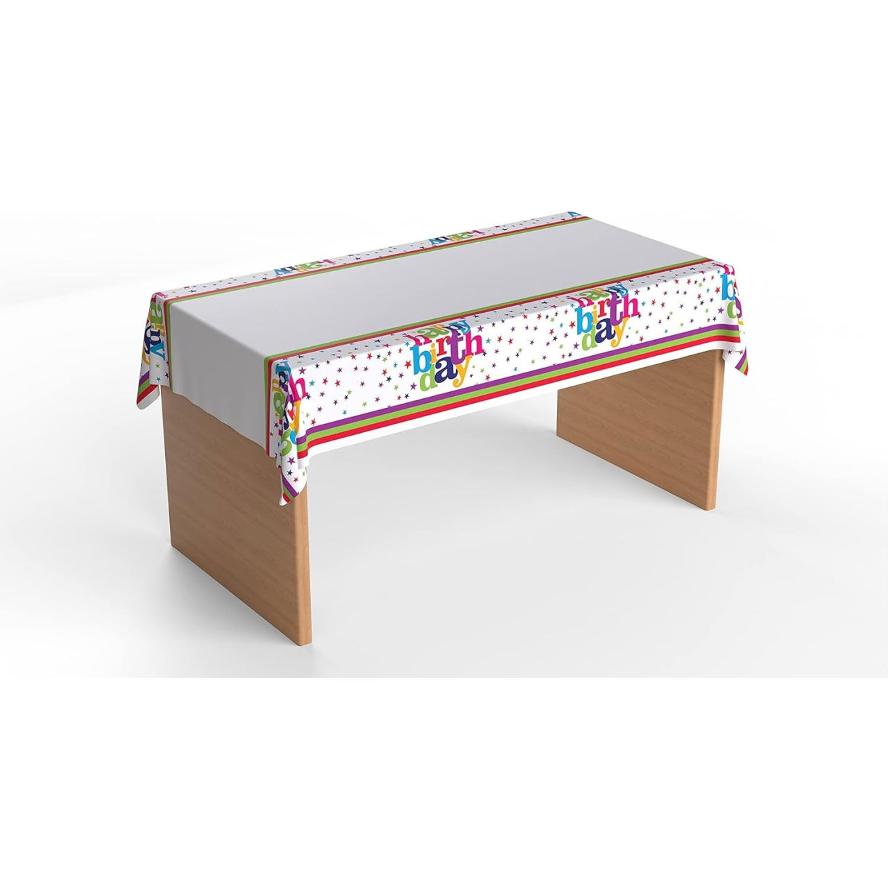 Fata de Masa Dreptunghiulara, Flippy, Colectia Happy Birthday, 180 x 108 cm, din Plastic PE, Impermeabila, Multicolor [4]