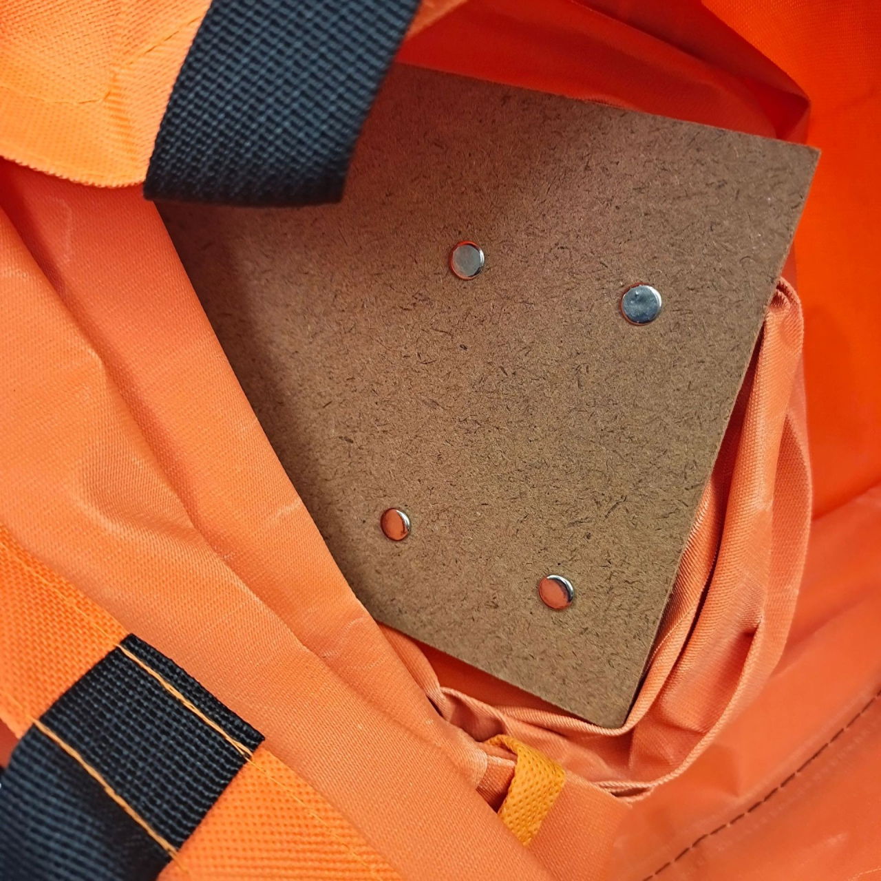 Geanta Pliabila, Flippy, 2 in 1, Carucior cu Roti, pentru Cumparaturi, 19 l, Portocaliu, Plastic, 39 x 46 x 12 cm [3]