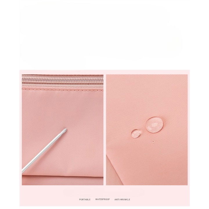 Geanta Pliabila, Flippy, pentru Voiaj, Buzunare Multiple, de Mana, Impermeabila, Material Textil, Capacitate 8 Kg, Dimensiune Deschisa 42x28x10 cm, Roz [7]