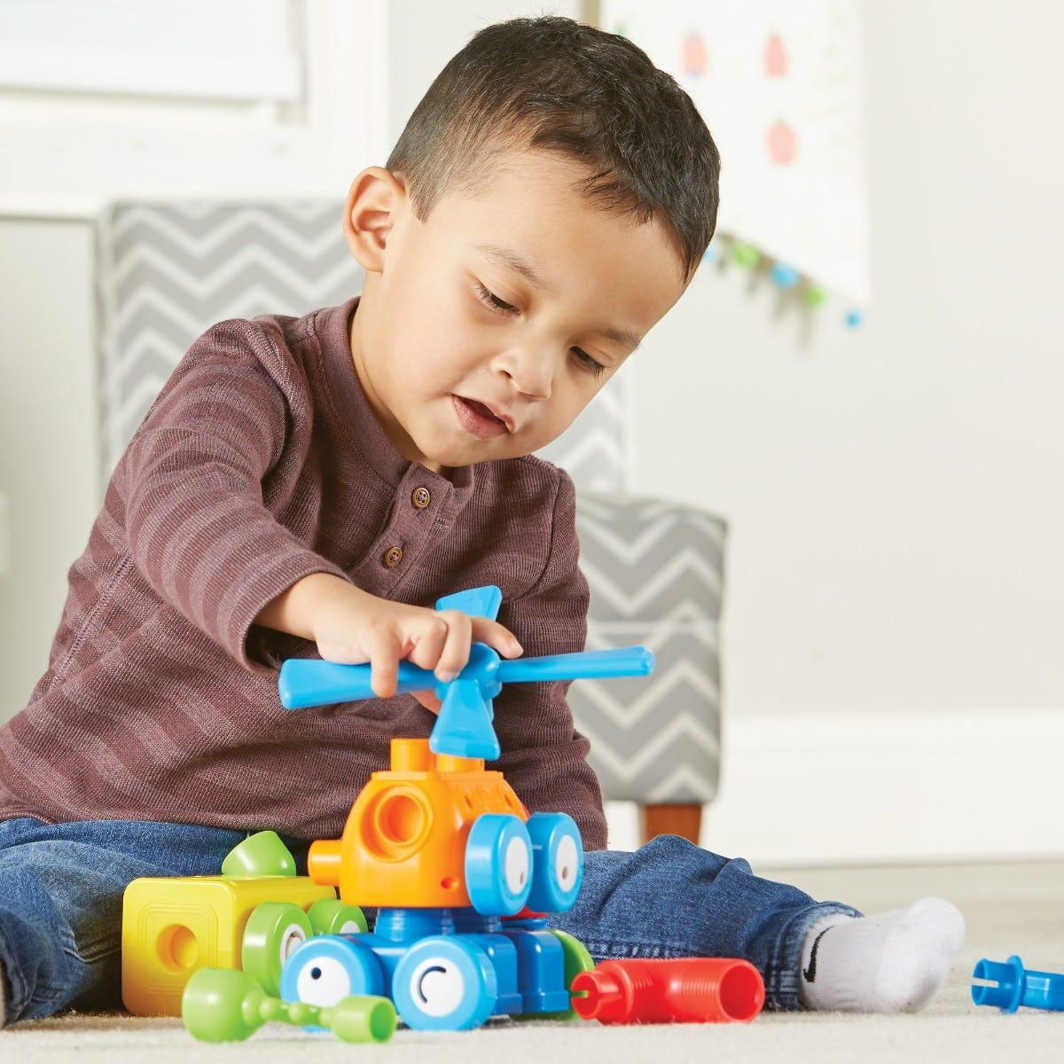 Hai sa construim - 1, 2, 3 Robotel colorat [8]