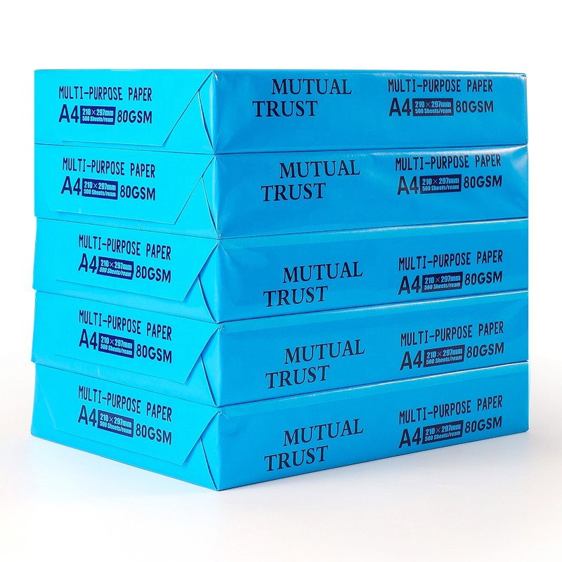 Hartie Copiator A4 Mutual Trust, Flippy, 80 g/mp, 5 topuri x 500 coli/top (2500 coli), 210 x 297 mm, Hartie Multifunctionala pentru Imprimanta si Copiator, Hartie Universala pentru Birou [1]