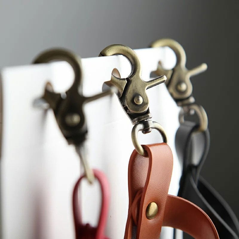 Husa pentru Kendama, Flippy, Husa de Depozitare pentru Kendama, din Piele Ecologica, Catarama cu Agatare pentru Transportare, Model Breloc 8, 12 x 6 cm, Maro deschis [4]