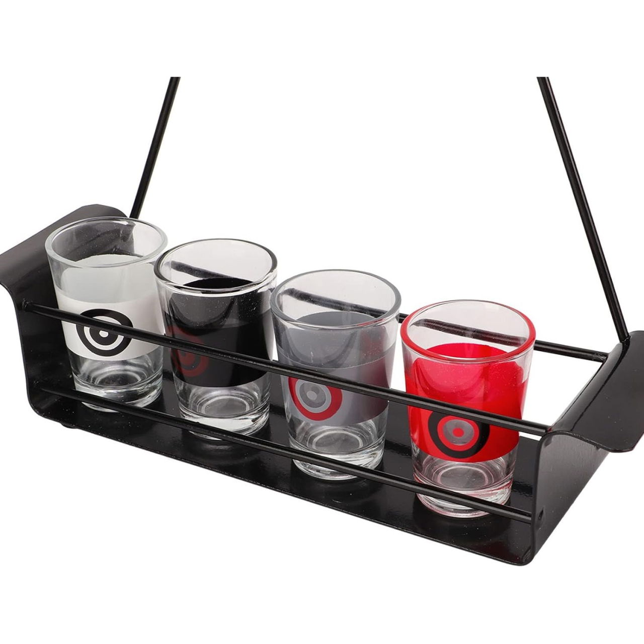 Joc de Baut Darts Flippy, 4 Sageti si Pahare de Shot Incluse, pentru petreceri si timp liber, 30 x 20 x 6.5 cm, multicolor [5]