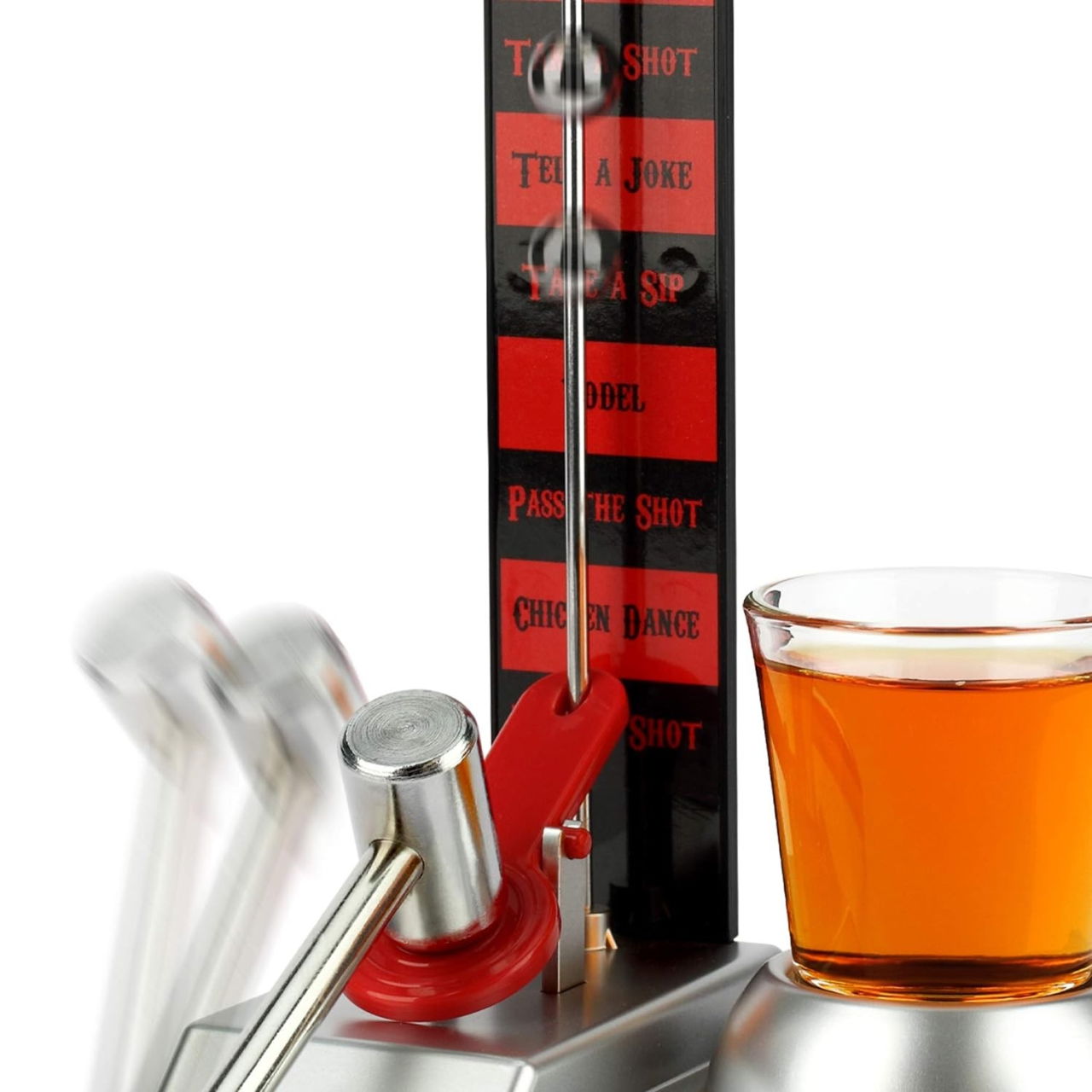 Joc de baut Hammershot cu Pahar Shot Flippy, 22 cm, Material Sticla, Plastic, Fier, Multicolor [3]