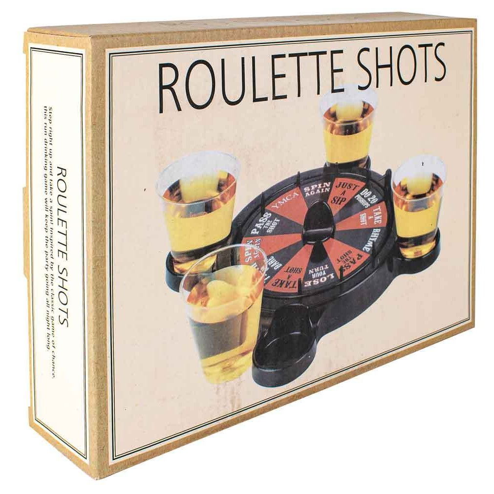 Joc de Baut Ruleta cu Pahare de Shot Flippy, 15 x 16.5 cm, Rosu/Negru [5]